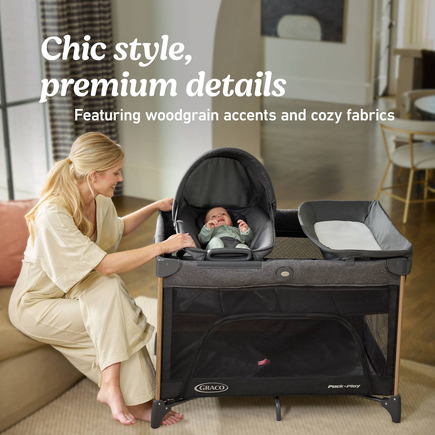 Graco Pack 'n Play Close2Baby 6-in-1 Seat Lux Playard