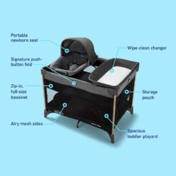 Graco Pack 'n Play Close2Baby 6-in-1 Seat Lux Playard