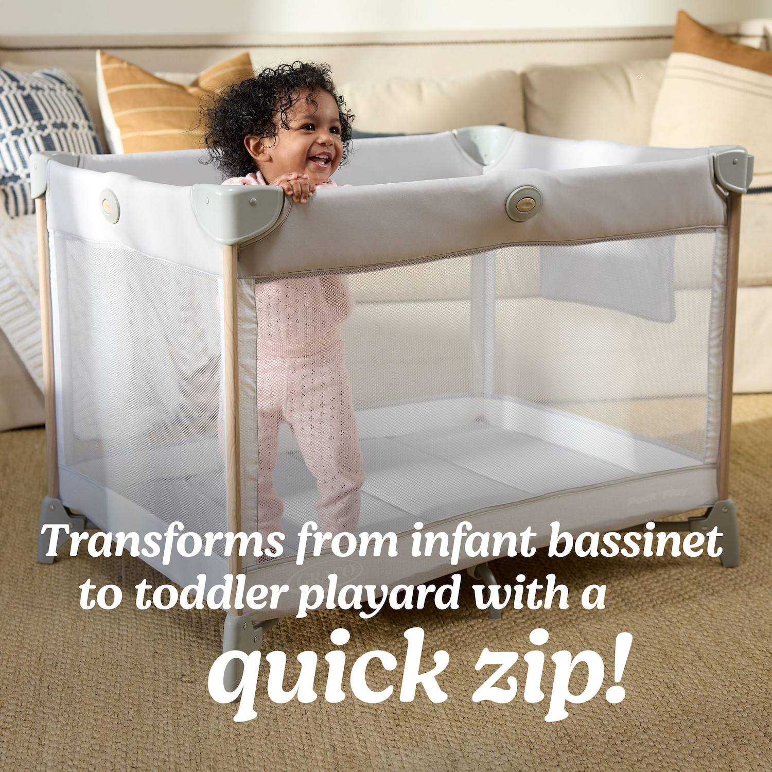 Graco Pack 'n Play Care Suite Bassinet Lux Playard