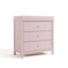 Graco Sasha 3-Drawer Chest Dresser with Changing Topper - Blush