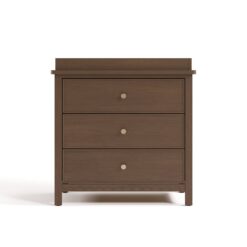 Graco Sasha 3-Drawer Chest Dresser with Changing Topper - Hazelnut