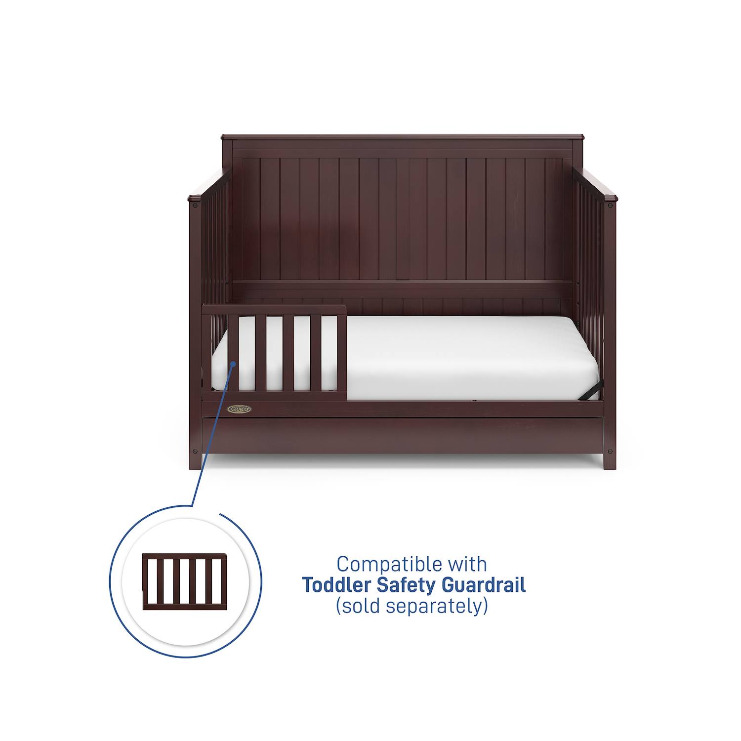 Graco Hadley Convertible Crib - Espresso