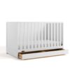 Graco Theo 3-in-1 Convertible Crib with Drawer - White