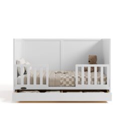 Graco Theo 3-in-1 Convertible Crib with Drawer - White