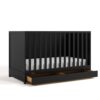 Graco Theo 3-in-1 Convertible Crib with Drawer - Black