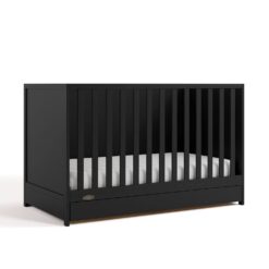 Graco Theo 3-in-1 Convertible Crib with Drawer - Black