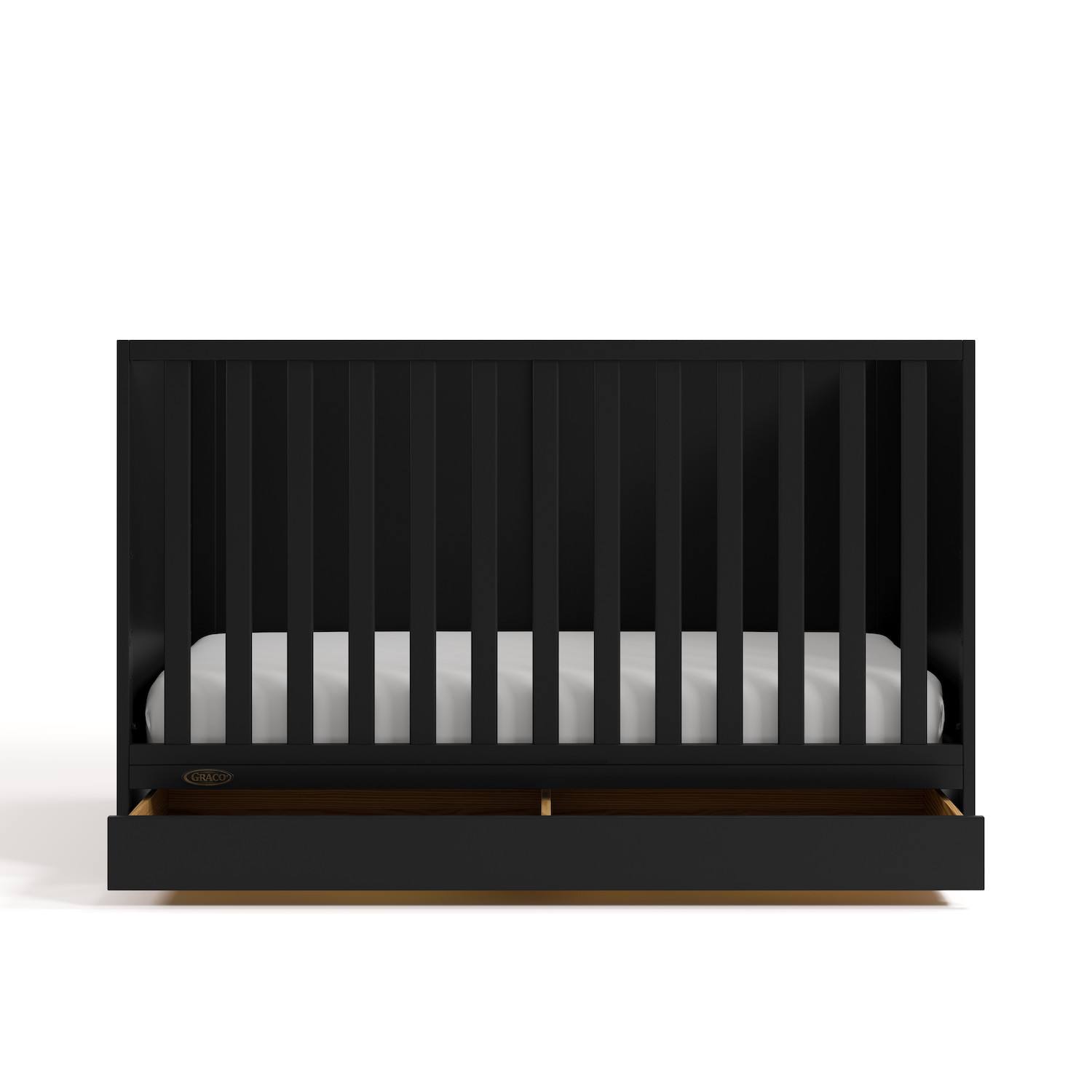 Graco Theo 3-in-1 Convertible Crib with Drawer - Black
