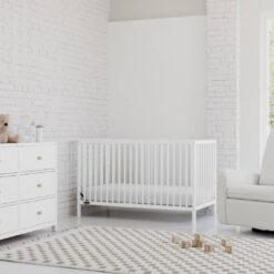 Graco Teddi 5-in-1 Convertible Crib with Drawer - Gray