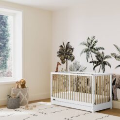 Graco Teddi 5-in-1 Convertible Crib with Drawer - White Driftwood