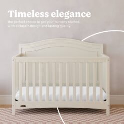 Graco Paris 4-in-1 Convertible Crib - Frosted Oak