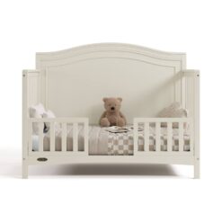 Graco Paris 4-in-1 Convertible Crib - Frosted Oak