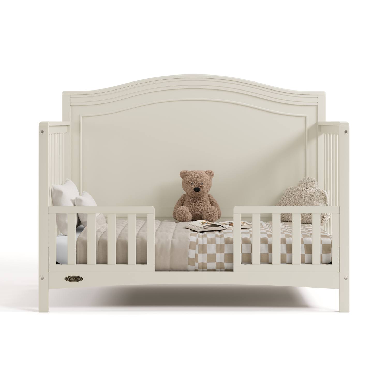 Graco Paris 4-in-1 Convertible Crib - Frosted Oak