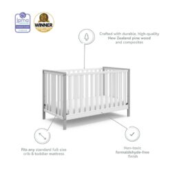 Storkcraft Modern Pacific 4-In-1 Convertible Crib