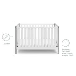 Storkcraft Modern Pacific 4-In-1 Convertible Crib