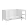 Graco Theo 5-in-1 Convertible Crib & Changer - White