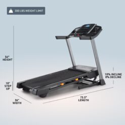 NORDICTRACK T 6.5 Foldable iFit-enabled Treadmill with Incline Adjustment
