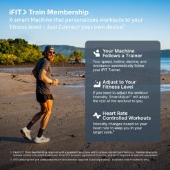 NORDICTRACK T Series 8 Foldable iFit-enabled Treadmill with Incline Adjustment