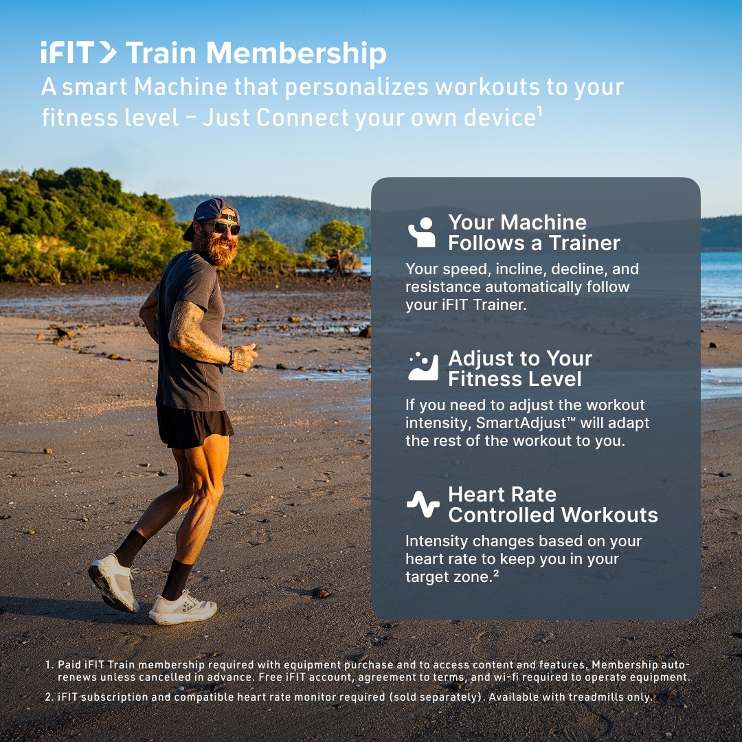 NORDICTRACK T Series 8 Foldable iFit-enabled Treadmill with Incline Adjustment