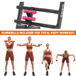 KSPORTS 16 Inch Wide Foldable Home Treadmill w/ Bluetooth and Fitness Tracking App