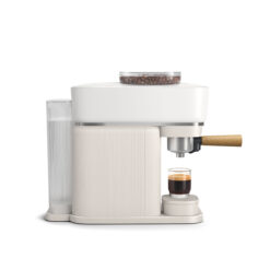Philips Baristina Automatic Programmable Espresso Machine with Drip Tray ( Milky White with Ash Wood )