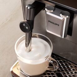 Philips 3300 Automatic Programmable Espresso Machine with Drip Tray ( Black and Chrome )