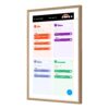 Apolosign Voice Assistant Screen Display Smart Hub in Teak Yellow