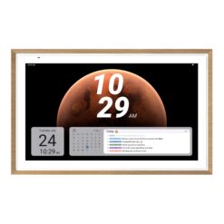 Apolosign Voice Assistant Screen Display Smart Hub in Teak Yellow
