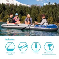 Intex Excursion Inflatable 12-ft PVC 1300-lb Dinghy