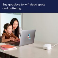 eero 6+ mesh Wi-Fi router say goodbye to wifi dead spots coverage up to 1,500 sq. ft. Connect 75+ devices 3-Pk White