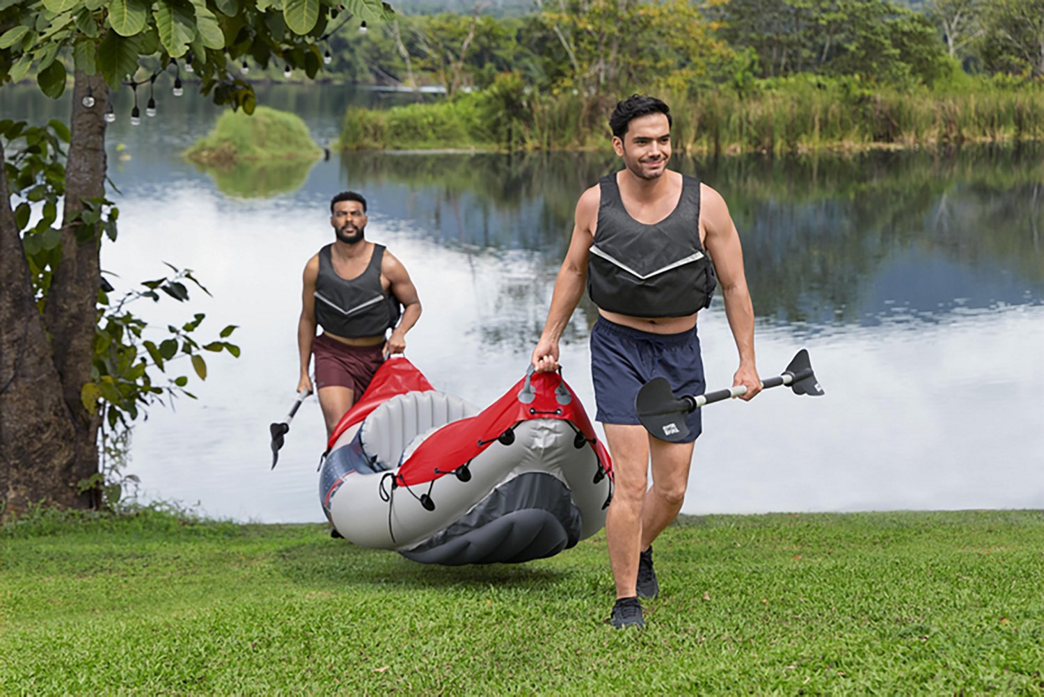Hydro Force Rapid 10 ft 6 in X2 Inflatable Kayak Set