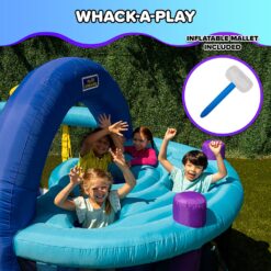 Sportspower Whack-A-Play Bounce House and Basketball Hoop