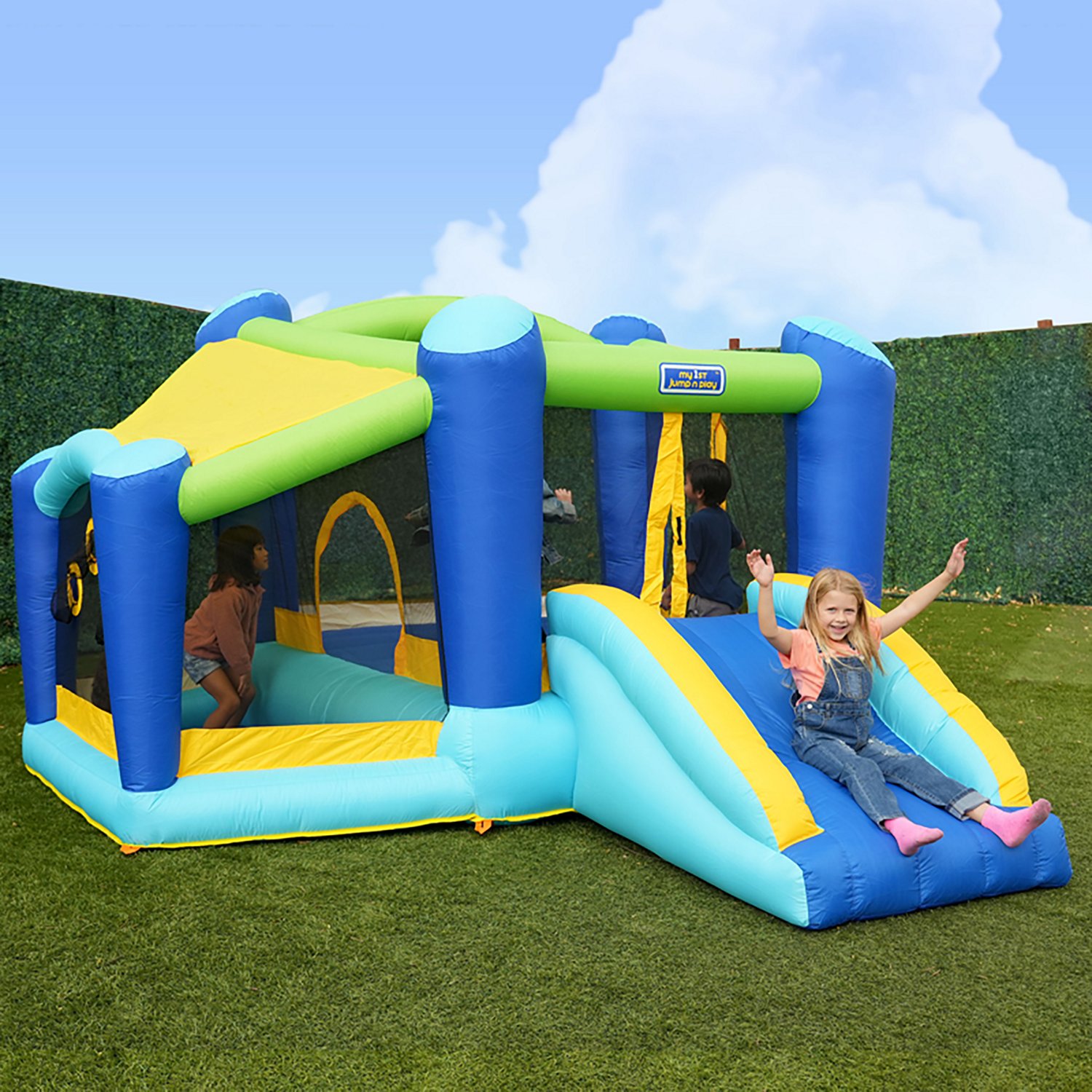 Sportspower My First Jump 'n Slide Bounce House with Ball Pit