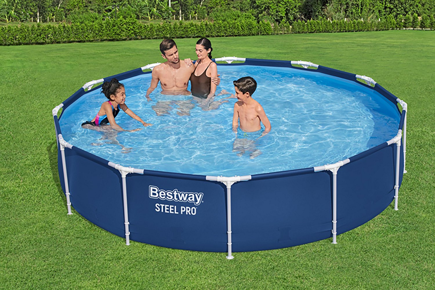 Bestway Steel Pro 12 ft x 30 in Above Ground Pool Set