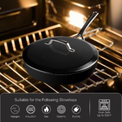Gotham Steel Modern Cookware 11-pc. Ceramic Coating Nonstick Cookware Set - Black