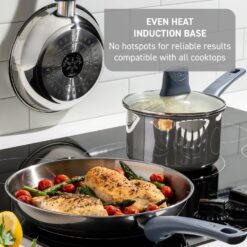 T-Fal Essentials 12-pc. Stainless Steel Pots Cookware Set