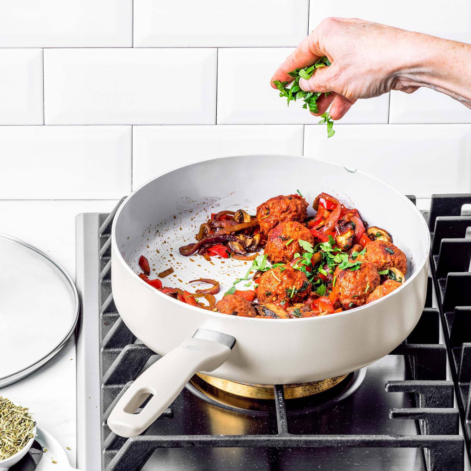 GreenPan Dover 12-Piece Cookware Set - White