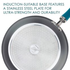 Rachael Ray Create Delicious 11-pc. Hard-Anodized Aluminum Nonstick Cookware Set - Light Blue