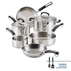 Farberware Brilliance 10-pc. Stainless Steel Cookware Set