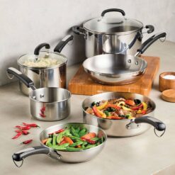 Farberware Brilliance 10-pc. Stainless Steel Cookware Set