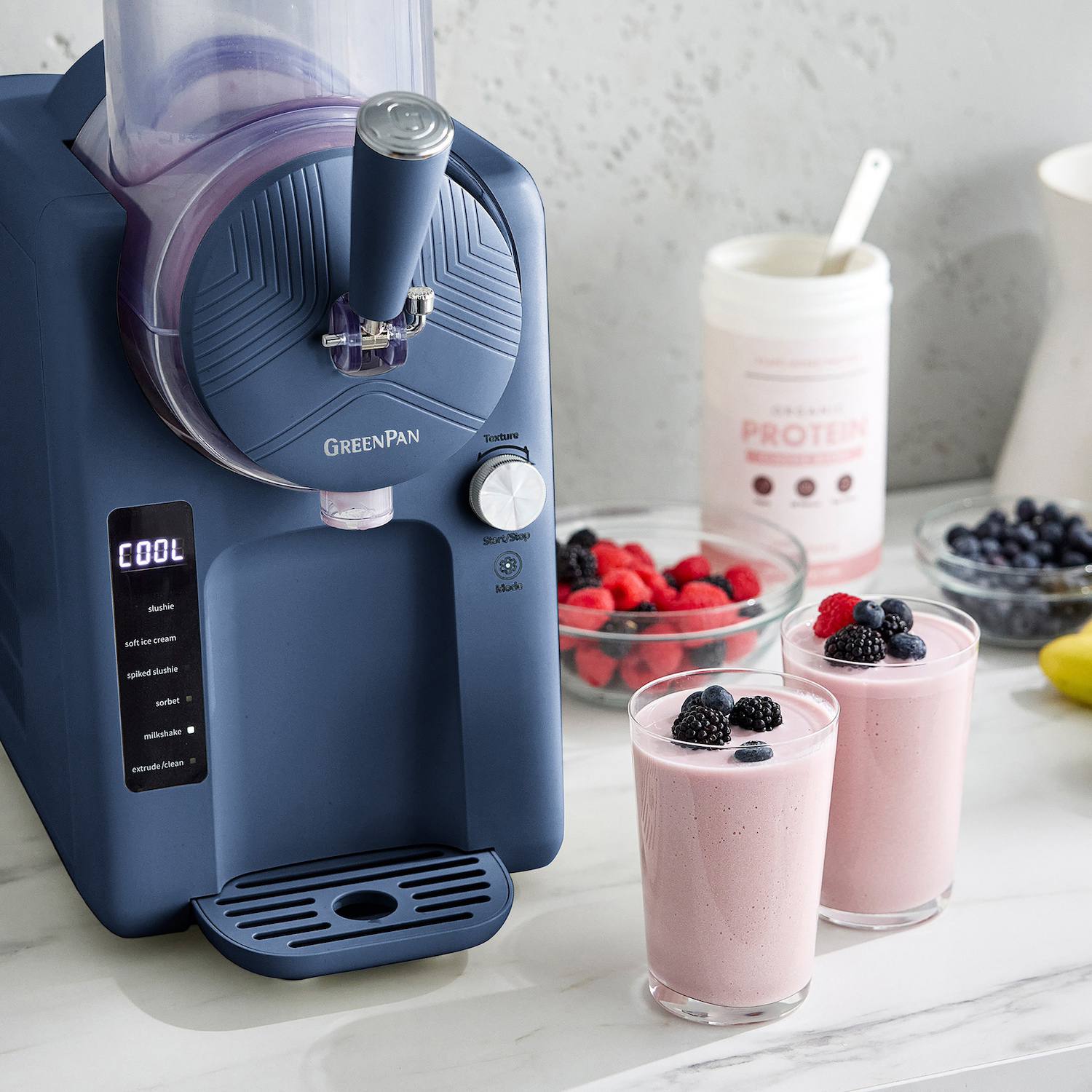 GreenPan Ice Cream & Frozen Drink Maker - Blue
