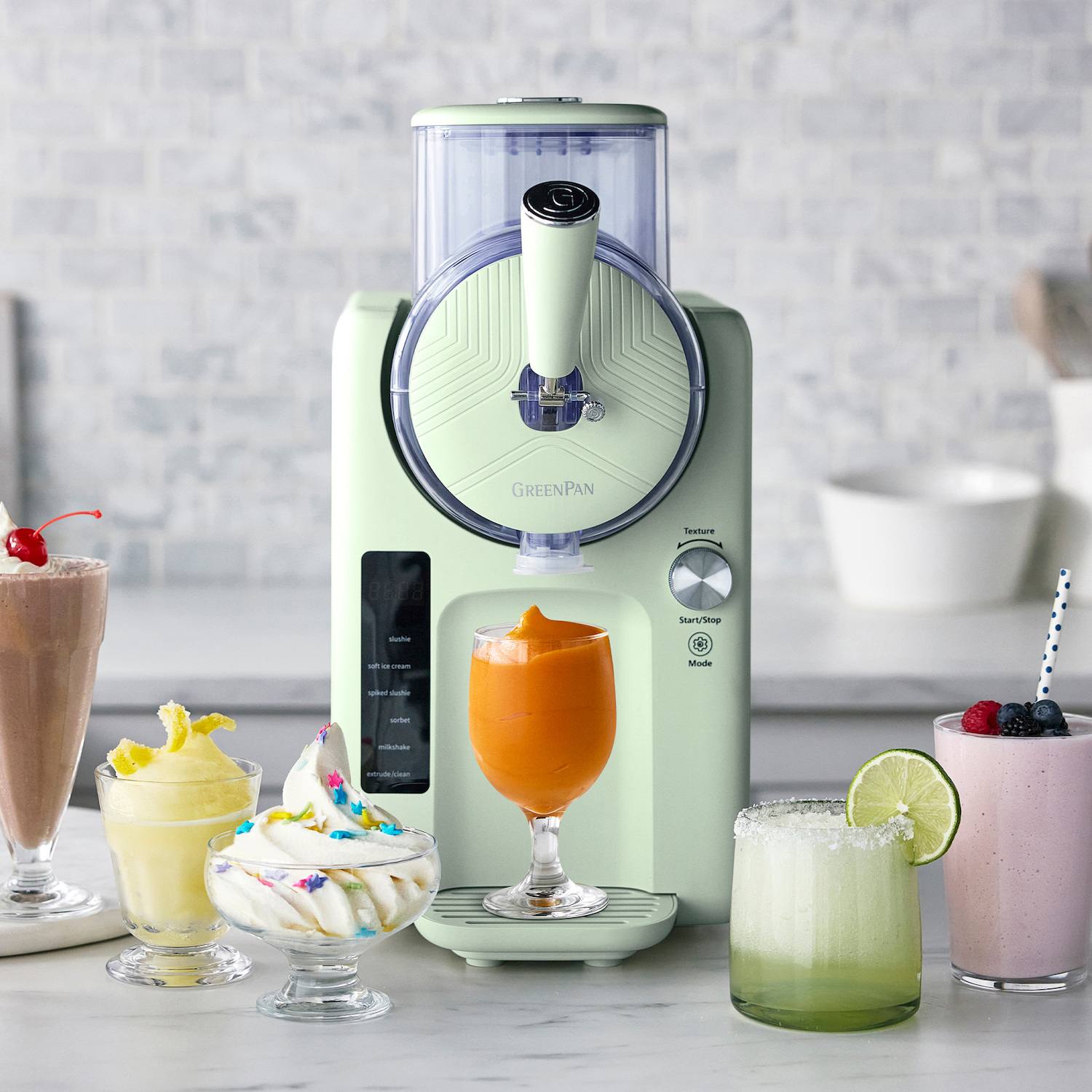 GreenPan Ice Cream & Frozen Drink Maker - Green