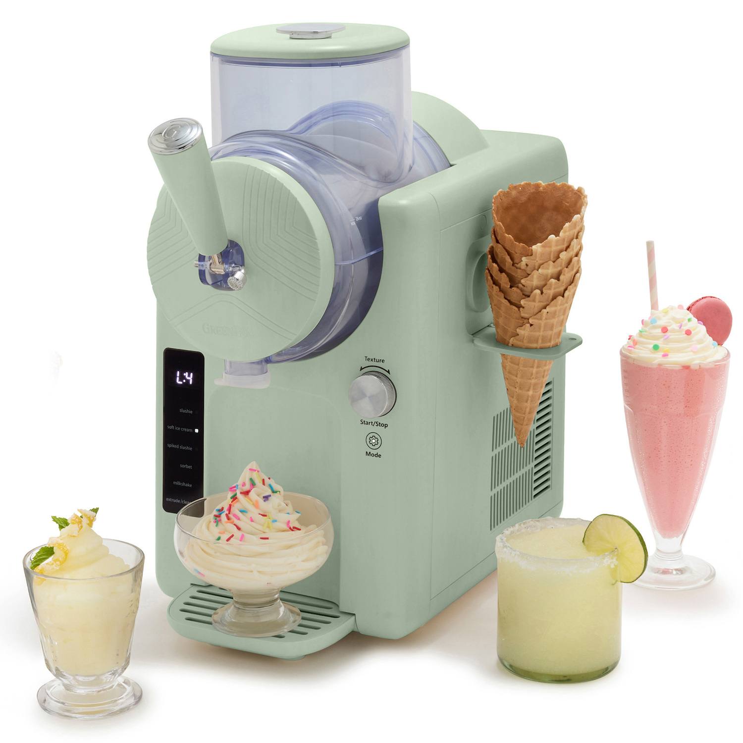 GreenPan Ice Cream & Frozen Drink Maker - Green