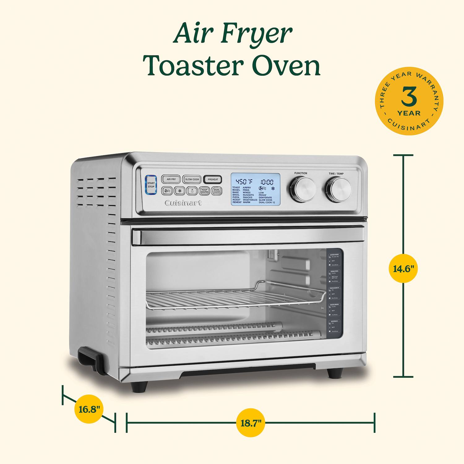 Cuisinart Extra-Large Digital Air Fryer Toaster Oven