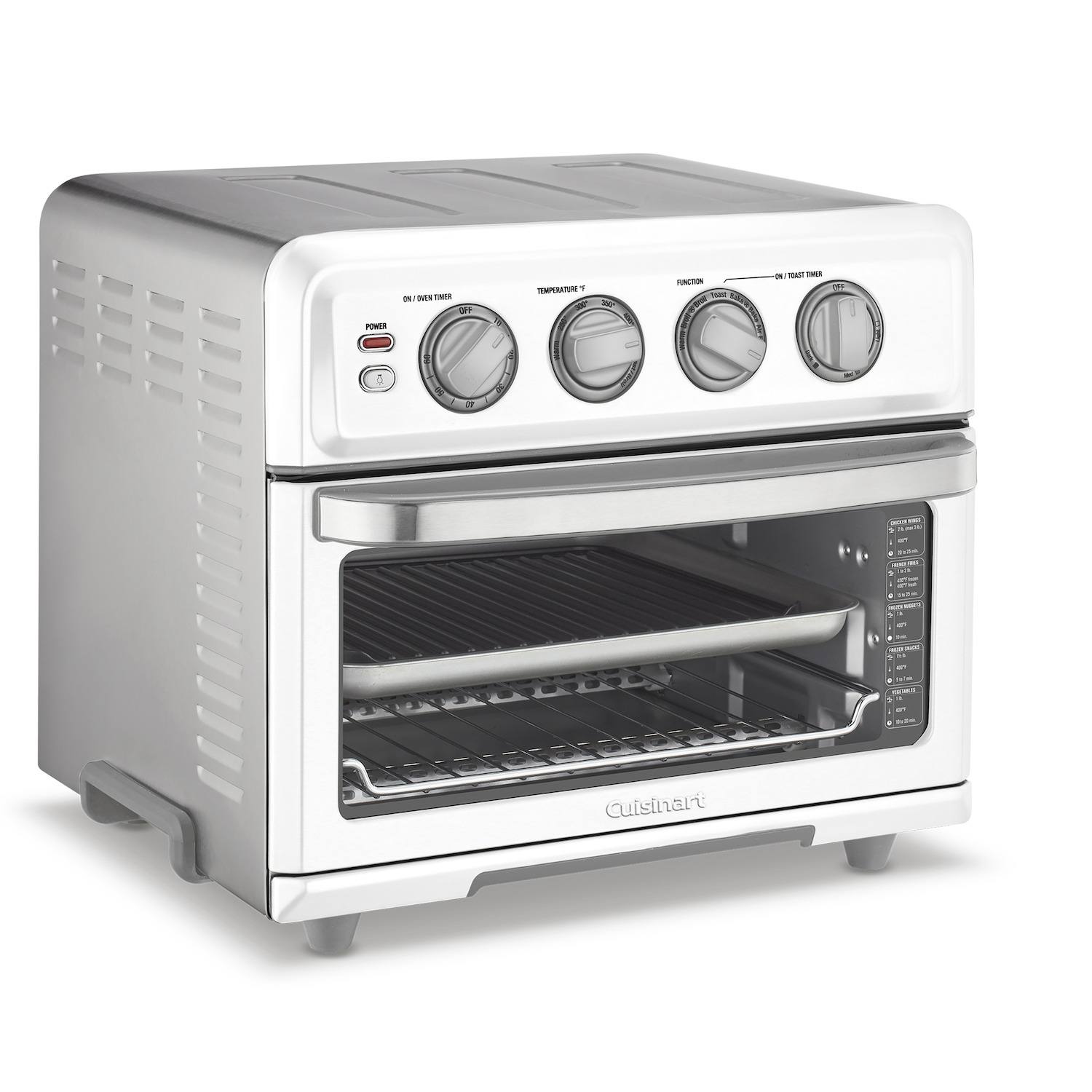 Cuisinart Stainless Steel Air Fryer Toaster Oven with Grill - White