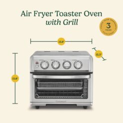 Cuisinart Stainless Steel Air Fryer Toaster Oven with Grill - Stainless Steel