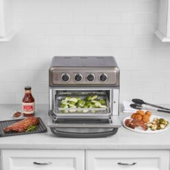 Cuisinart Stainless Steel Air Fryer Toaster Oven with Grill - Black