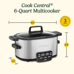 Cuisinart 6-qt. Cook Central 3-in-1 Slow Cooker