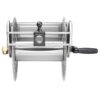 Wall-Mount Hose Reel for Garden, Patio, and Backyard with Tangle-Free Guide - Silver