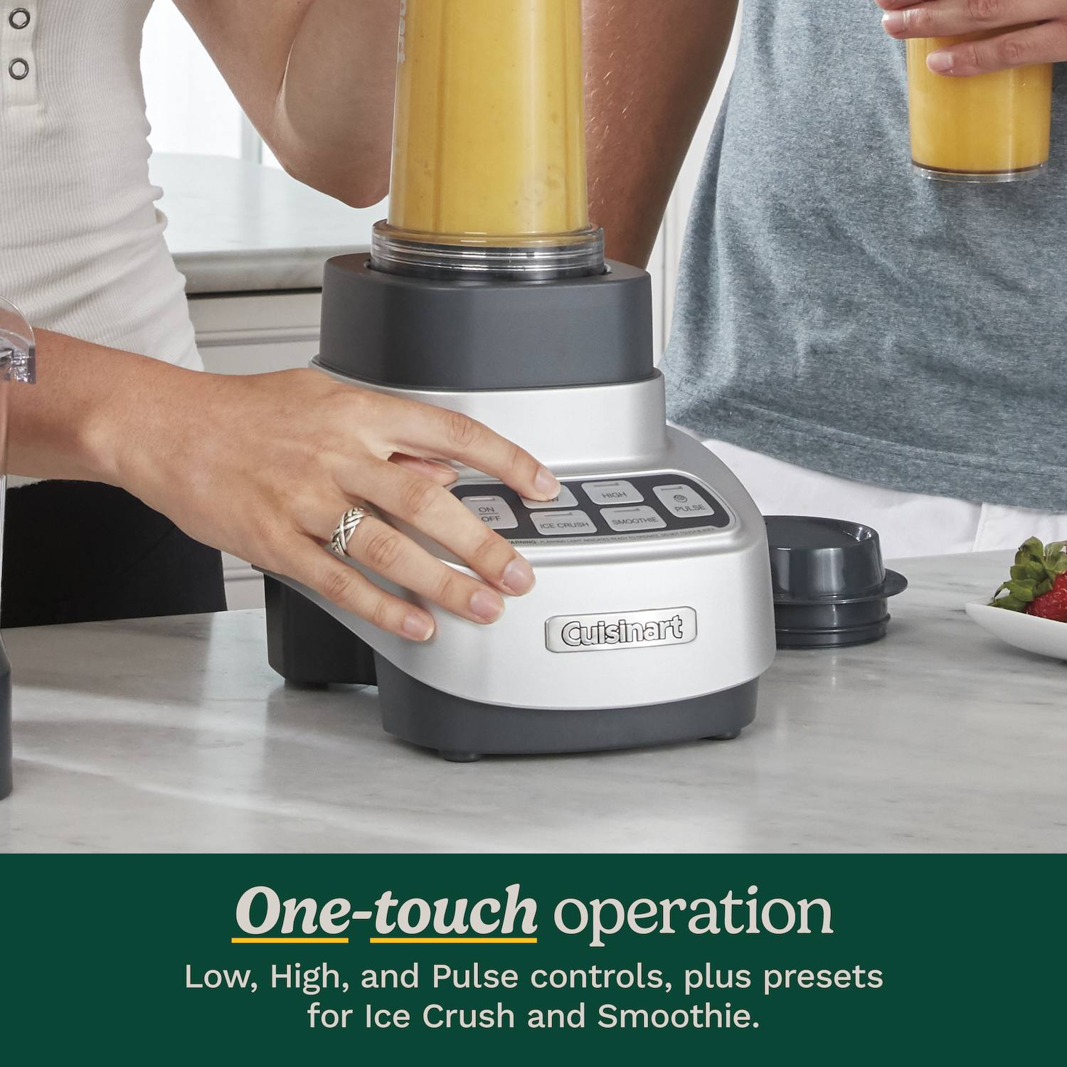 Cuisinart VELOCITY Ultra Trio 1 HP Blender Food Processor with Travel Cups