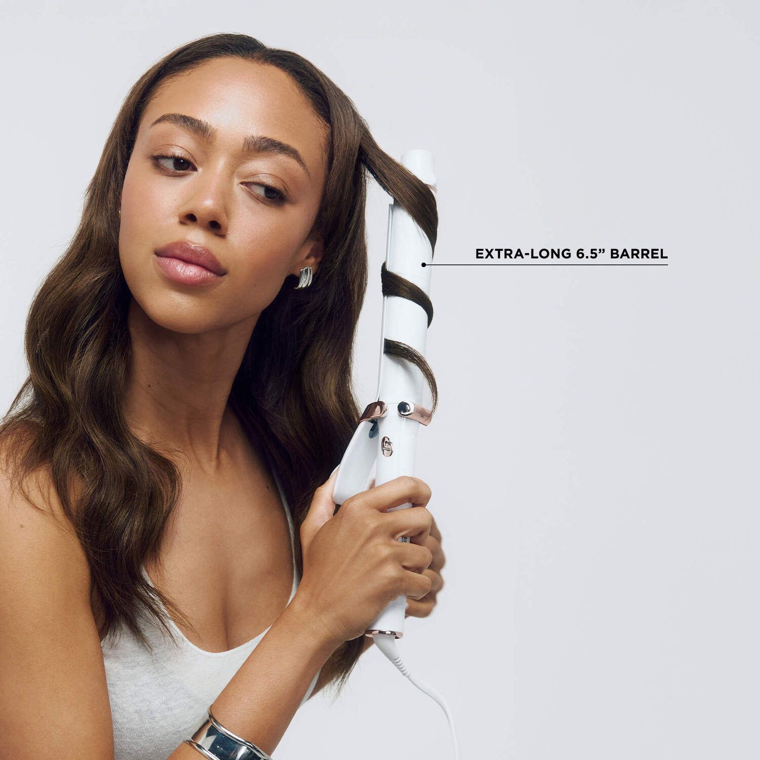 T3 SinglePass Curl X 1.25 Ceramic Extra-Long Barrel Curling Iron